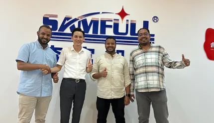 Customers Visit Samfull Factory for On-Site Tour and Technical Exchange
