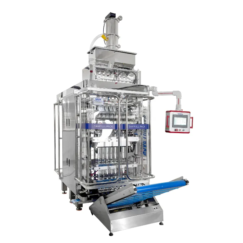 Multilane Granule Stick/Back Sealing Pack Packaging Machine