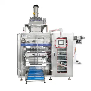 Multilane Powder Four Sides Sealing Sachets Packing Machine