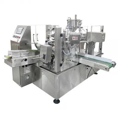 Premade Pouch Spout Liquid Filling & Sealing Machine