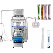 Multi-flavor ice pop multilane 6-lane liquid back seal popsicle liquid ice juice packaging machine