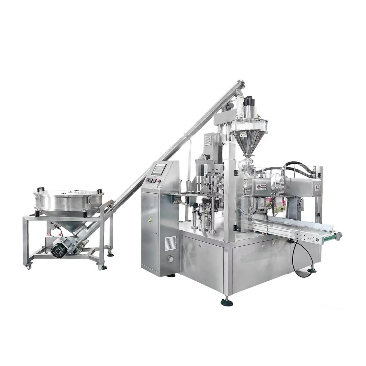 dust control powder packing machine for fishing groundbait production