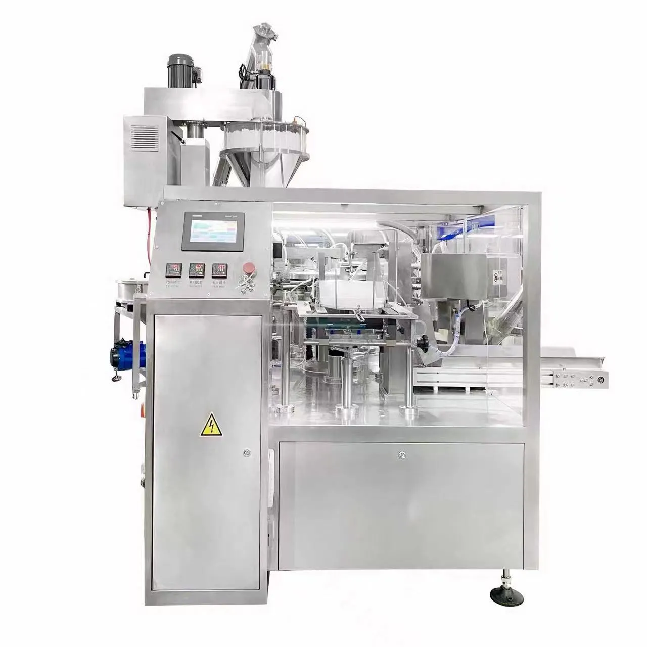 zipper pouch powder rotary packaging system