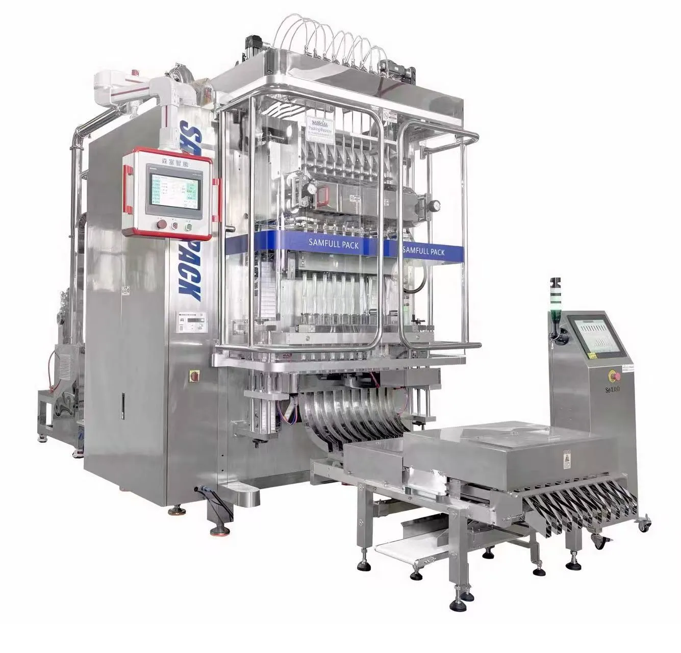 10 lane high speed liquid stick pack packing system