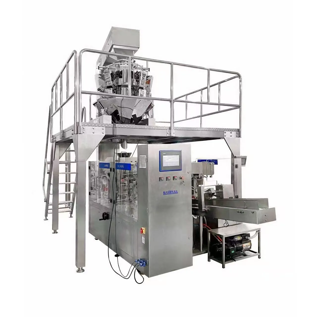 10 head multihead weigher for granule packaging