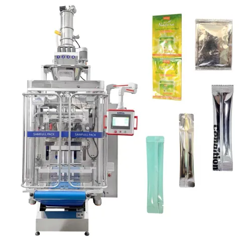 Creamer Sachet Stick Multi-Lane Powder Packaging Machine, Powder Filling Equipment, Four to Ten Tracks Powder Packing Machine, Packaging Solution for Coffee Creamer and Food Powders