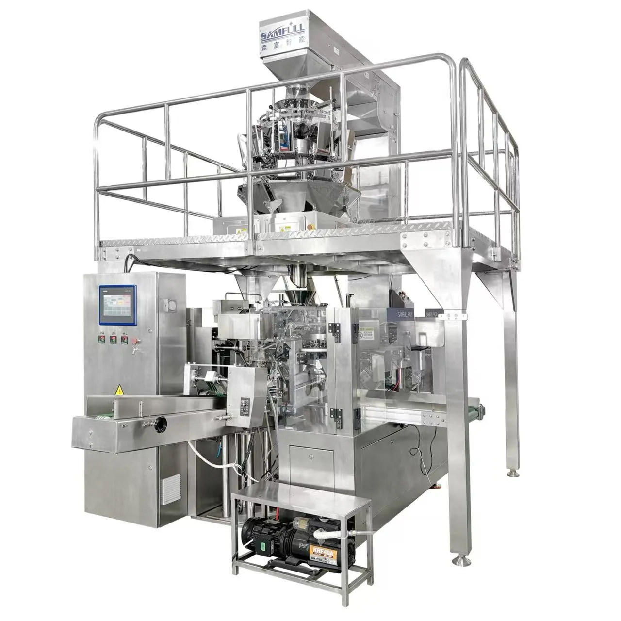 Automatic premade pouch feeding and filling station