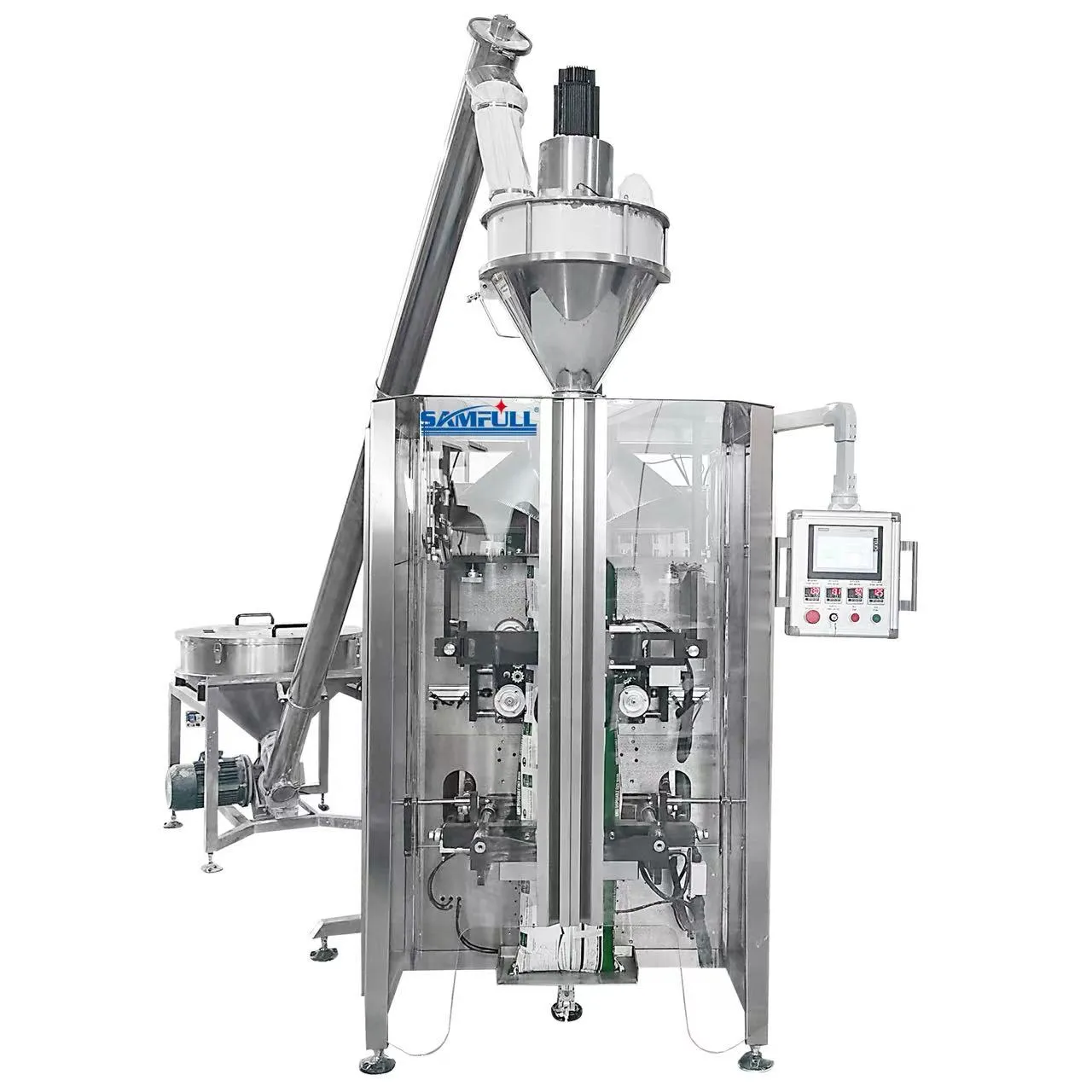high precision auger filler weighing system for powder packaging