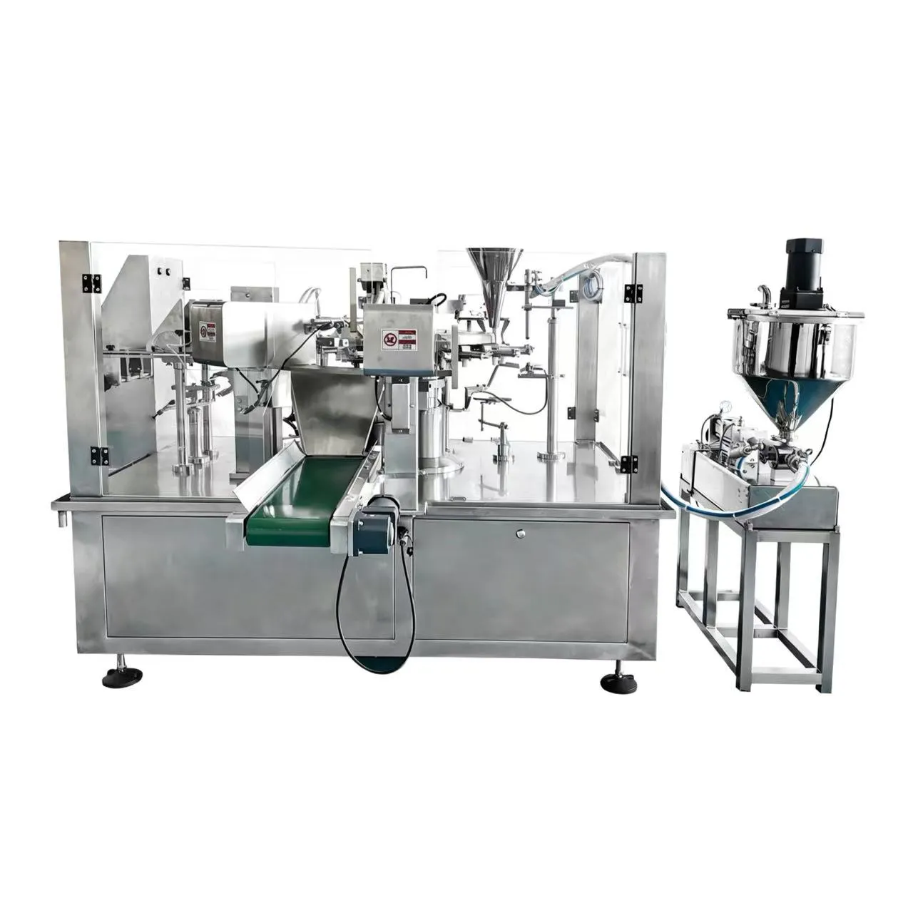 Automatic premade pouch feeding and opening system