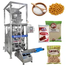 Vertical Rice Packaging With Volumetric Cup System, Automatic Grain Bagging System, Cup Dosing Solution For Rice And Cereals Granular Products