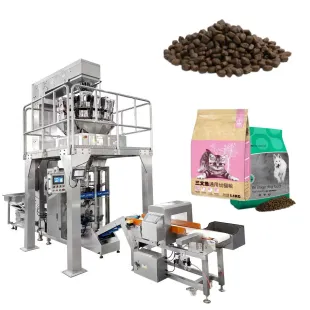 Vertical Multihead Weigher Packaging Machine For Dog Food And Pet Food Pellets
