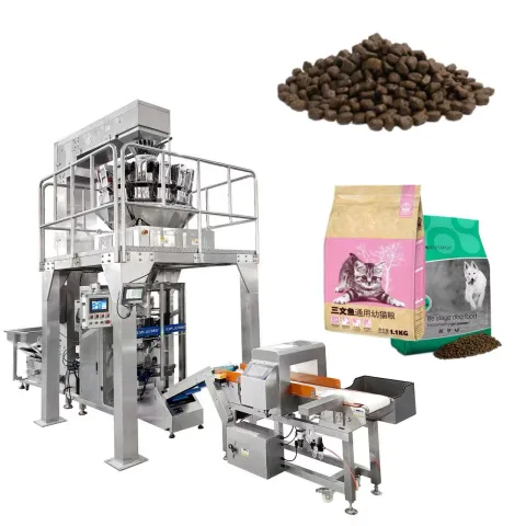 Vertical Multihead Weigher Packaging Machine For Dog Food And Pet Food Pellets