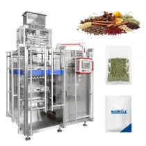 Multilane Four Side Seal Sachets Spices Flakes Dried Scallion Packing Machine