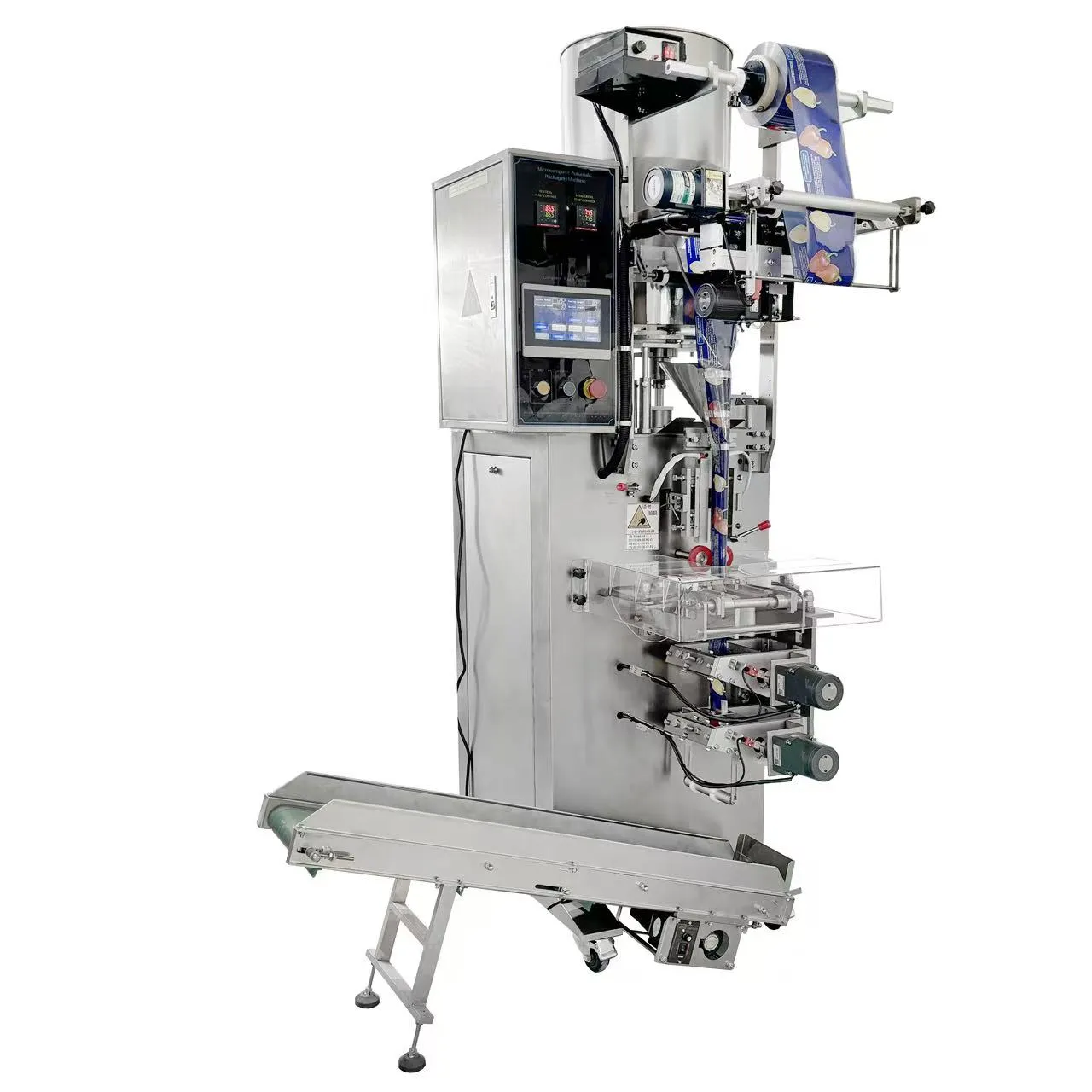 Neatly cut and sealed granule sachets with optional date coding and easy-tear notches.