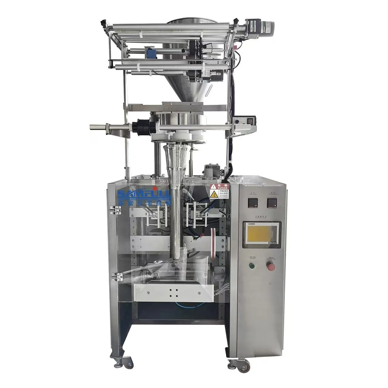 Constant temperature heat sealing bars for leak-proof vertical and horizontal seals.