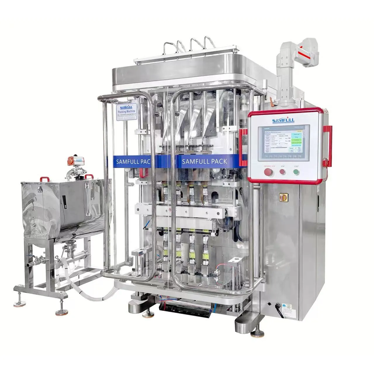 Custom irregular shape cutting system for sachets