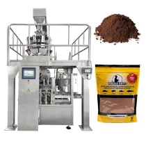 Premade Pouch Rotary Doypack Packaging Machine For Fishing Groundbait Powder & Coarse