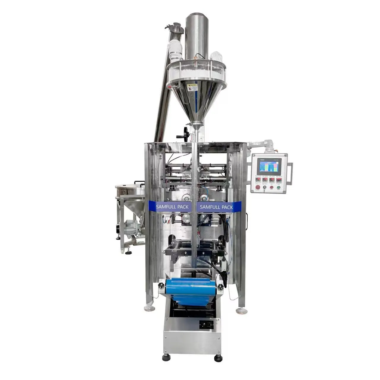 Heat sealing unit for matcha powder packaging