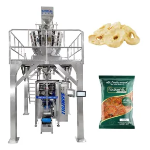 High Speed Fully Automatic Vertical Packaging Machine for Freeze Dried Apple Slices & Snacks