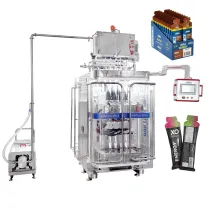 Multi Lane Energy Gel Packaging Machine Irregular Shaped Sachet Liquid Filling System