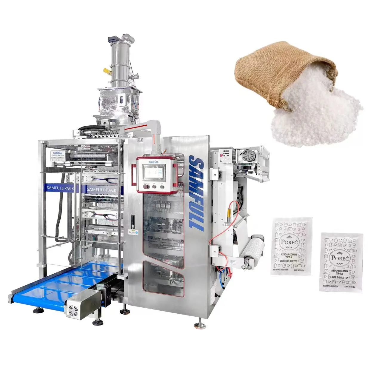 Automatic seasoning powder sachet filling machine